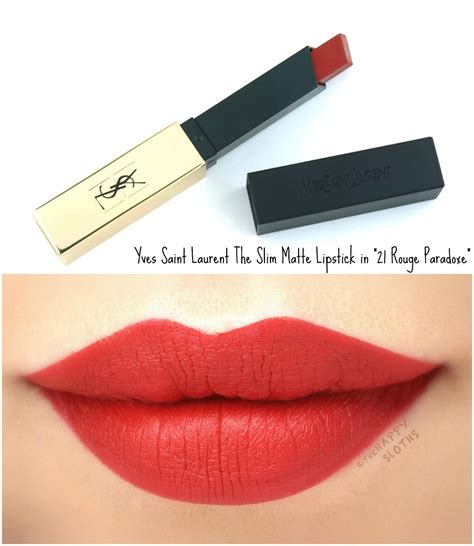 ysl rouge pur couture the slim matte lipstick review|YSL Rouge Pur Couture The Slim Matte Lipstick Review.